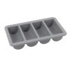 PORTAPOSATE SELF SERVICE GRIGIO  CM.52X28.5 GIGANPLAST