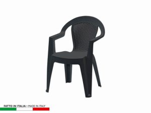 SEDIA SOFIA  RATTAN ANTRACITE