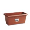 FIORIERA MEDITERRANEO CON SOTTOCASSETTA CM.60 TERRACOTTA