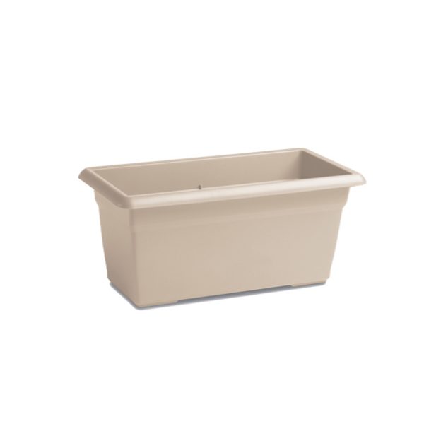 FIORIERA MEDITERRANEO CON SOTTOCASSETTA CM.60 BIANCO TRAVERTINO
