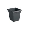 VASO QUADRO  CM.45 MEDITERRANEO CON SOTTOCASSETTA ANTRACITE