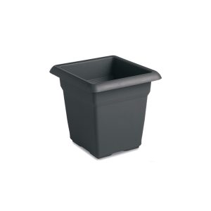 VASO QUADRO  CM.45 MEDITERRANEO CON SOTTOCASSETTA ANTRACITE