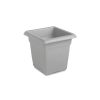 VASO QUADRO  CM.45 MEDITERRANEO CON SOTTOCASSETTA STONE GREY