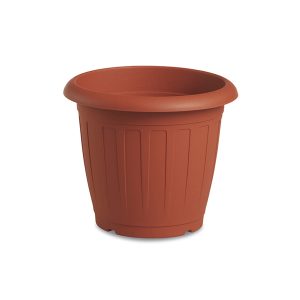 VASO FIORI PLASTICA VENEZIA CM.30 COLOR TERRACOTTA