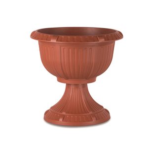 CALICE FIORI PLASTICA VENEZIA CM.26 TERRACOTTA