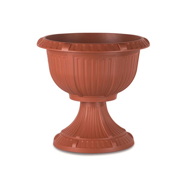 CALICE FIORI PLASTICA VENEZIA CM.26 TERRACOTTA