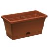 FIORIERA CON SOTTOCASSETTA CM.60 TERRACOTTA