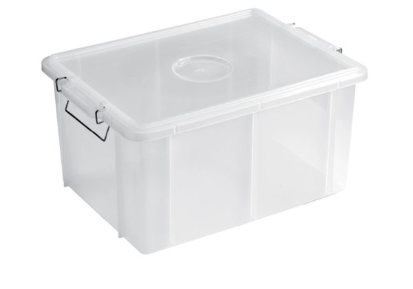 industria-alimentare-012_cassetta-BOXcon-coperchio_1900M CASSETTA BOX CON COPERCHIO 45X35X25 TRASPARENTE GIGANPLAST