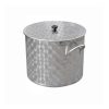 PENTOLONE INOX CON COPERCHIO LT.100
