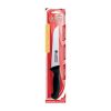 COLTELLO MACELLAIO CM.16  INOX MANICO PLASTICA ACCIAIO TEMPERATO "DE LUCA"
