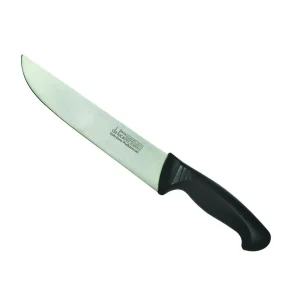 COLTELLO MACELLAIO CM.22 INOX MANICO PLASTICA ACCIAIO TEMPERATO "DE LUCA"