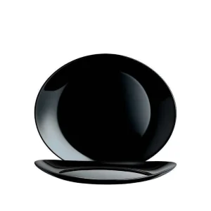 PIATTO BISTECCA CM.30X26 EVOLUTIONS BLACK NERO ARCOROC