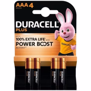 DURACELL POWERBOST MINISTILO  ALKALINE 1.5V LR03 "AAA4" BLISTER 4 PZ
