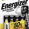 ENERGIZER POWER LR06 STILO (AA) ALKALINE  1.5 V 4 PZ