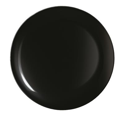 PIATTO PIANO CM.25 EVOLUTIONS BLACK NERO ARCOROC