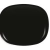 PIATTO RETTANGOLARE CM.28X23 EVOLUTIONS BLACK NERO ARCOROC