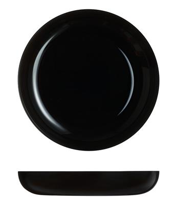 806_4376_1 PIATTO FONDO CM.21 EVOLUTIONS BLACK NERO ARCOROC