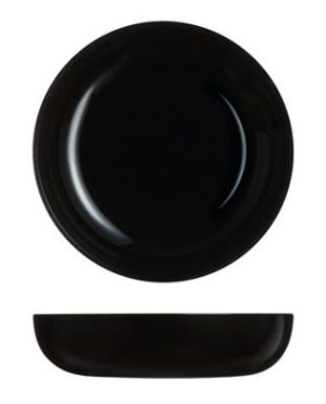 PIATTO FONDO CM.17 EVOLUTIONS BLACK NERO ARCOROC