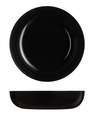 806_4377_1 PIATTO FONDO CM.17 EVOLUTIONS BLACK NERO ARCOROC