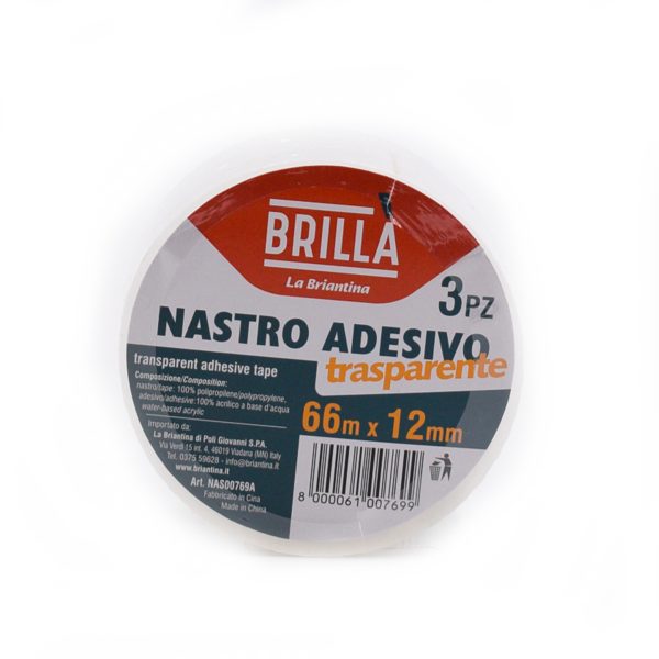 NASTRO ADESIVO DA BANCO 66X12 SET 3 PZ "BRIANTINA"