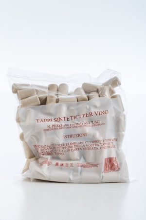 TAPPO SINTETICO PER VINO 23X38 (CONFEZ.100 PZ.) MADE IN ITALY