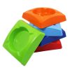 POSACENERE QUADRATO IN PLASTICA COLORI ASSORTITI