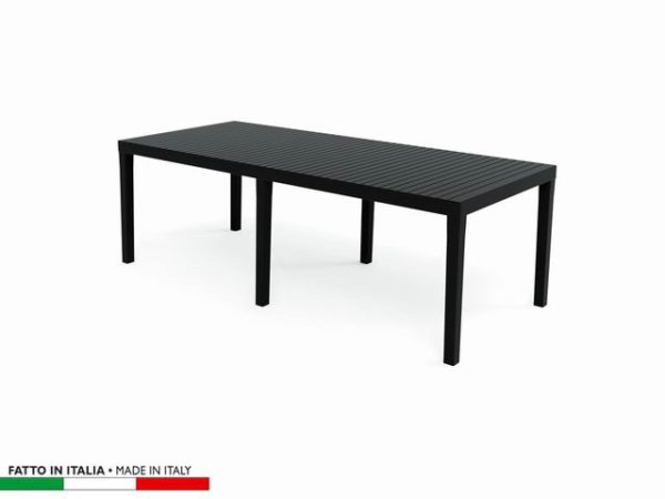 969188 TAVOLO RETTANGOLARE INDO ANTRACITE *200x90x72* PROGARDEN