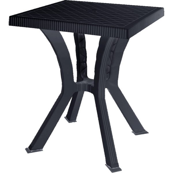 TAVOLO RIGOLETTO ELITE 60X60 ANTRACITE