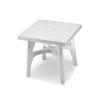 TAVOLO QUADROMAX 80X80 BIANCO "SCAB"