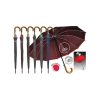 OMBRELLO PIOGGIA AUTOMATICO 12 STECCHE FERRO FIBERGLASS
